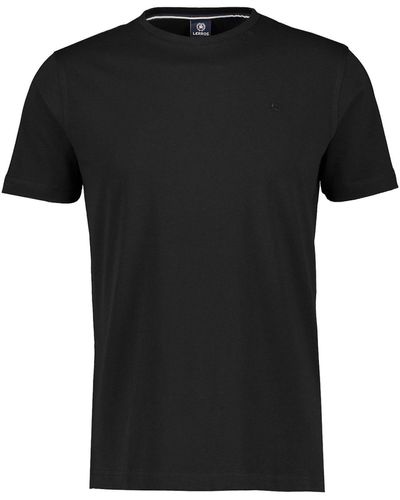 Lerros T-Shirt im Basic-Look - Schwarz