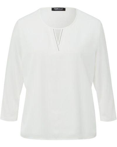 FRANK WALDER Hemdbluse W33Blusenshirts - Weiß