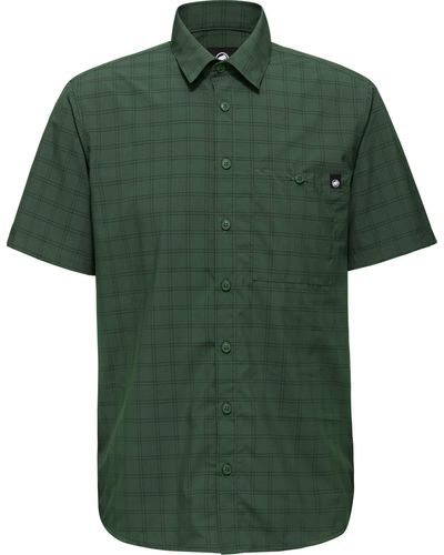 Mammut Kurzarmhemd Lenni Shirt Men - Grün
