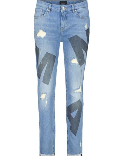 Monari Slim-fit-Jeans 408322 750 - Blau