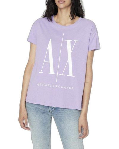 Armani Exchange T-Shirt - Lila