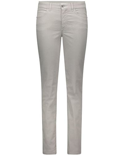 M·a·c Stretch-Jeans MELANIE aluminium PPT 5040-00-0466L-041R - Weiß