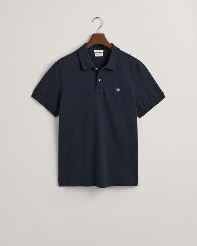 GANT T-Shirt / He.Polo / REG SHIELD LS PIQUE RUGGER in Blau für Herren |  Lyst DE