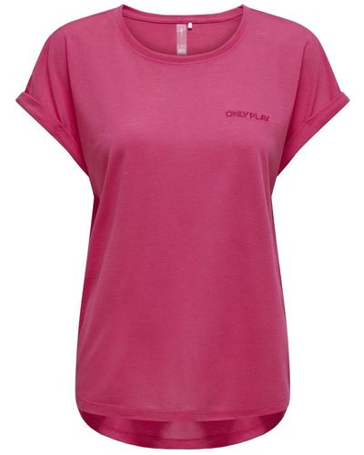 ONLY T-Shirt Loosse Logo Jrs Tee - Pink