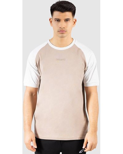 Smilodox T-Shirt Dante Oversize, 100% Baumwolle - Natur