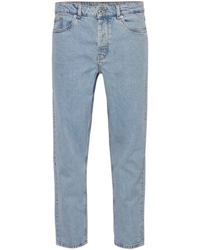 Solid Regular-fit-Jeans Dylan (1-tlg) - Blau