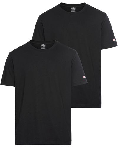 Champion T-Shirt Basic 2pack Crew-Neck (Packung, -tlg., 2) - Schwarz