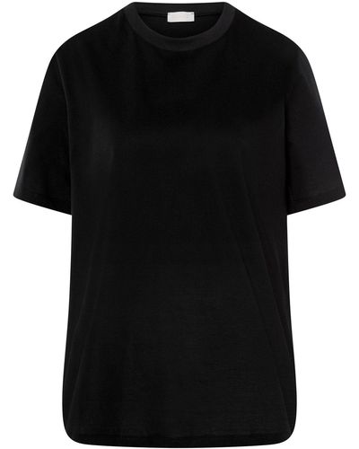 Hanro T- Natural Shirt - Schwarz