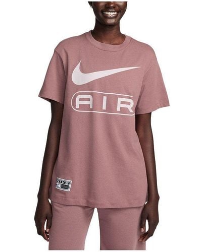 Nike T-Shirt Air Logo Tee - Pink