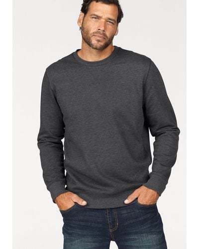 Man's World Man's World Sweatshirt aus Baumwollmischung - Grau