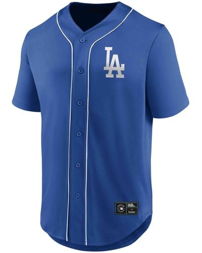 Fanatics Flanellhemd MLB Los Angeles Dodgers Core Franchise Jersey - Blau