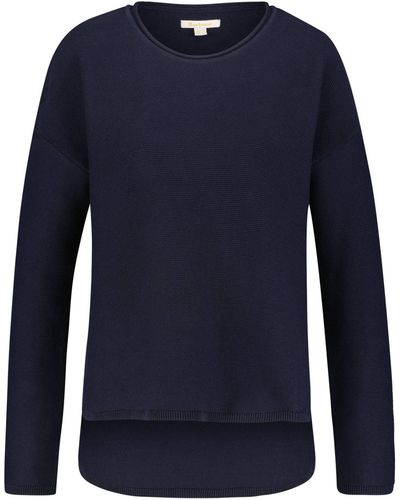 Barbour Strickpullover MARINE KNIT Relaxed Fit - Blau