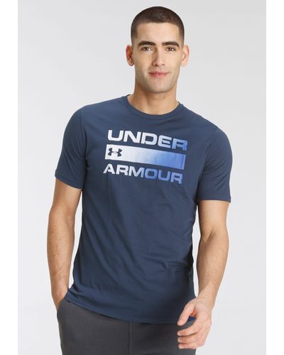 Under Armour Lifestyle - Textilien - T-Shirts Issue Wordmark T-Shirt Training - Blau