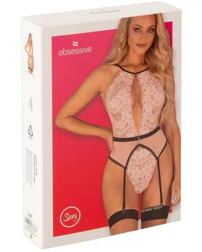 Obsessive Body Lilines Teddy - Pink