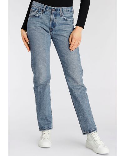 Levi's Gerade Jeans "MIDDY STRAIGHT" - Rot
