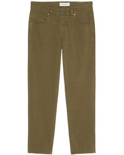 Marc O' Polo 5-Pocket-Jeans 5Pocket, boyfriend fit, cropped len - Grün