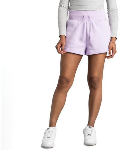 Nike Sportswear Phoenix Fleece Shorts - Lila