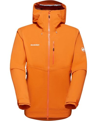 Mammut Outdoorjacke Alto Guide HS Hooded Jacket Men DARK TANGERINE - Orange