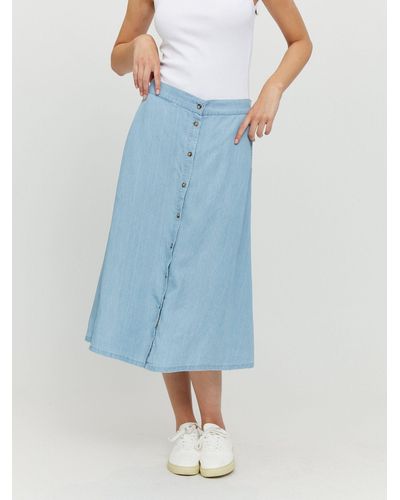 Mazine Jeansrock Amelia Skirt Jeans- denim rock - Blau
