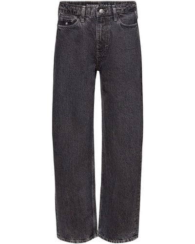 Esprit Relax-fit- Lockere Retro-Jeans mit niedrigem Bund - Blau