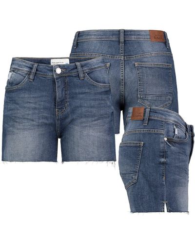 Sublevel Bermudas Jeans Shorts Bermuda Kurze Hose Short Denim Stretch Hotpants - Blau