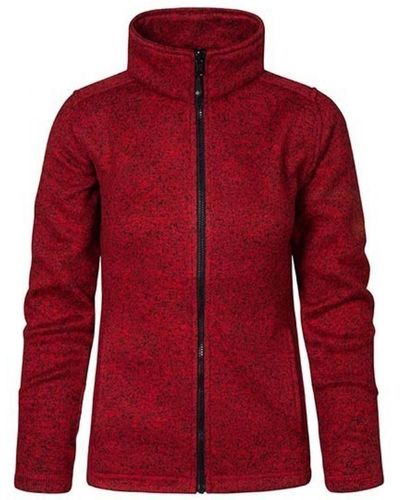 Promodoro Fleecejacke Womens Knit Fleece Jacket C+ - Rot