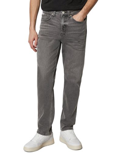 Marc O' Polo Tapered-fit-Jeans aus Bio-Baumwoll-Mix - Grau