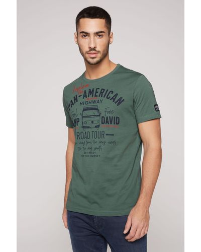 Herren-T-Shirt und Polos von Camp David in Grün | Lyst DE