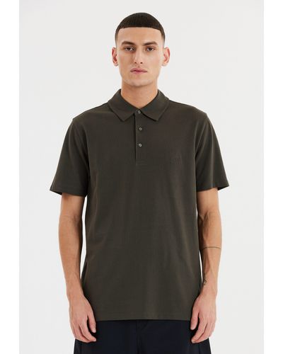 S.o.s. Langarm-Poloshirt Monviso in unwiderstehlich weicher Qualität - Grün