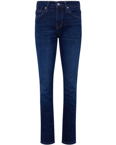 Mavi Fit- // Label-Detail Modell "Sophie" Slim Skinny Jeans - Blau