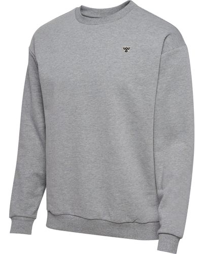 Hummel Sweater hmlREGULAR CREWNECK BEE GREY MELANGE - Grau