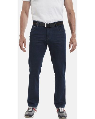 Jan Vanderstorm Comfort-fit-Jeans JOEL mit Gürtel - Blau