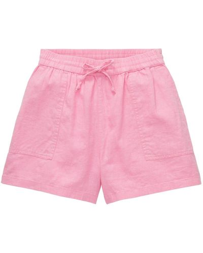 Tom Tailor Easy linen shorts - Pink