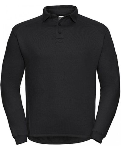 Russell Langarm- Workwear-Poloshirt - Schwarz