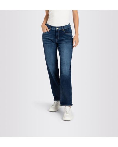 M·a·c 5-Pocket-Jeans STRAIGHT - Blau