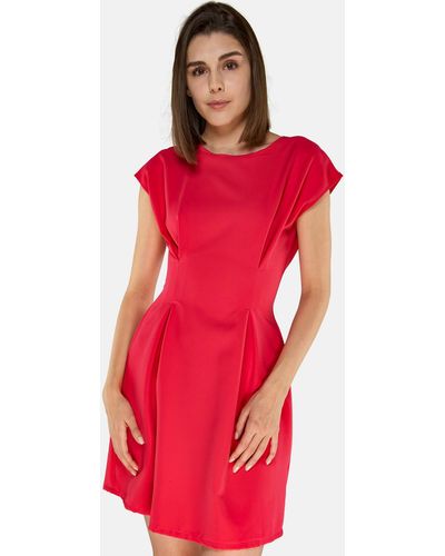 Tooche Sommerkleid Timeless Zeitloses Design, gehört in jeden Kleiderschrank - Rot