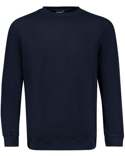 Adamo Sweatshirt (1-tlg) in Übergrößen bis 14XL - Blau