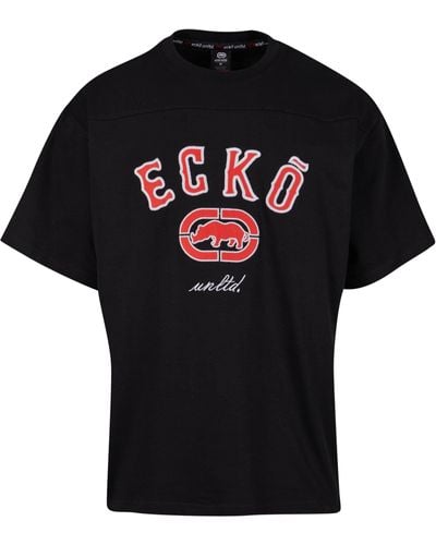Ecko' Unltd . - . Boxy Cut T-shirt (1-tlg) - Schwarz