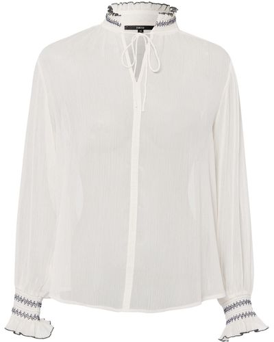 Zero Klassische Bluse - Weiß