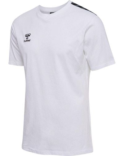 Hummel Hmlauthentic Co T-Shirt /S - Weiß