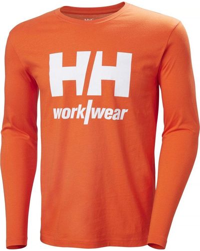 Helly Hansen Longsleeve Classic Logo - Orange