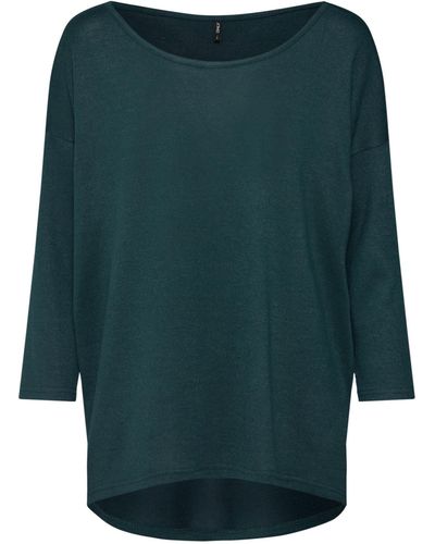 ONLY 3/4-Arm-Shirt Elcos (1-tlg) Plain/ohne Details - Grün