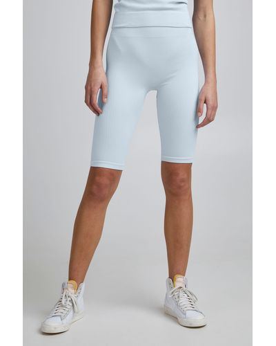 TheJoggConcept Radlerhose JCSAHANA BIKER SHORTS - Blau