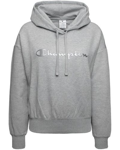 Champion Kapuzenpullover Hooded - Grau