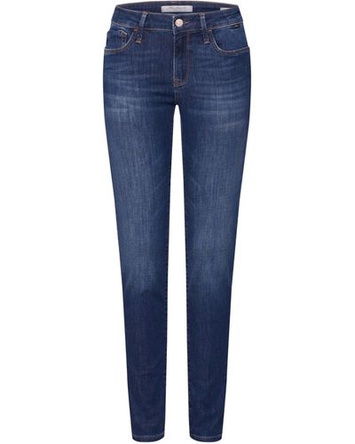 Mavi Skinny-fit-Jeans Adriana (1-tlg) Plain/ohne Details, Weiteres Detail, Patches - Blau