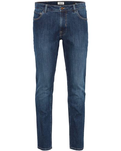 Solid Slim-fit-Jeans SDDunley Joy - Blau