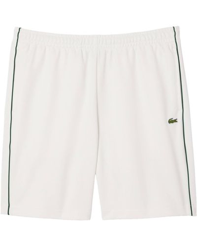 Lacoste Shorts aus Interlock-Pique (1-tlg) - Weiß