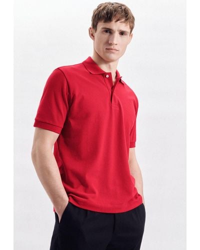 Seidensticker Poloshirt Regular Polo Uni - Rot