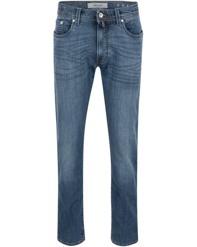 Pierre Cardin 5-Pocket-Jeans LYON TAPERED blue fashion 38510 8105.6827 - Blau