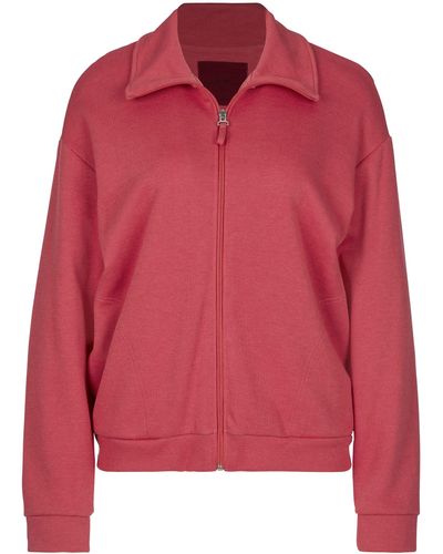 CALIDA Cardigan Lounge Butterfly (1-tlg) - Rot